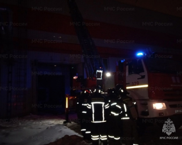 Пожар произошёл на территории «Метровагонмаша» в Мытищах