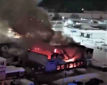 В Раменском потушен пожар в магазине с автокрасками