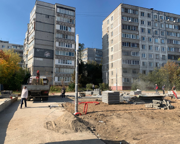 Работы в новом сквере в Щёлкове завершат к ноябрю