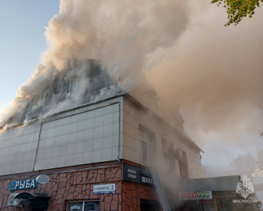 Открытое горение ликвидировано в офисном здании в Щёлкове